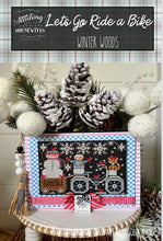 Load image into Gallery viewer, Winter Woods Let's Go Ride a Bike by Stitching With The Housewives