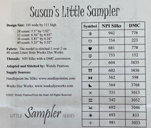 Load image into Gallery viewer, Susan's Little Sampler by From the Heart