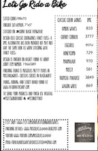 Load image into Gallery viewer, Turkey Trot Let's Go Ride a Bike by Stitching With The Housewives