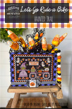 Load image into Gallery viewer, Haunted Trail Let's Go Ride a Bike by Stitching With The Housewives