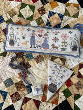 Load image into Gallery viewer, Bluebirds and Bluebells Sampler by Pansy Patch Quilts and Stitchery