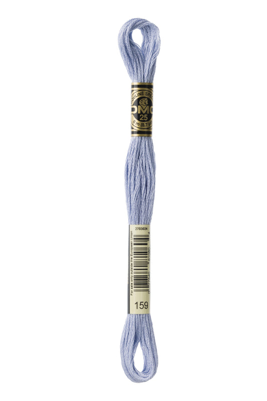 DMC 159 Light Gray Blue 6-Strand Embroidery Floss