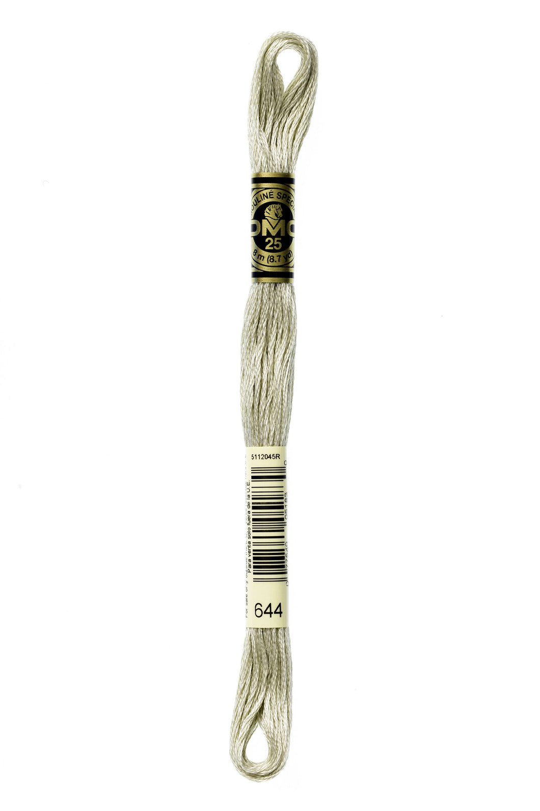 DMC 644 Medium Beige Gray 6 Strand Embroidery Floss