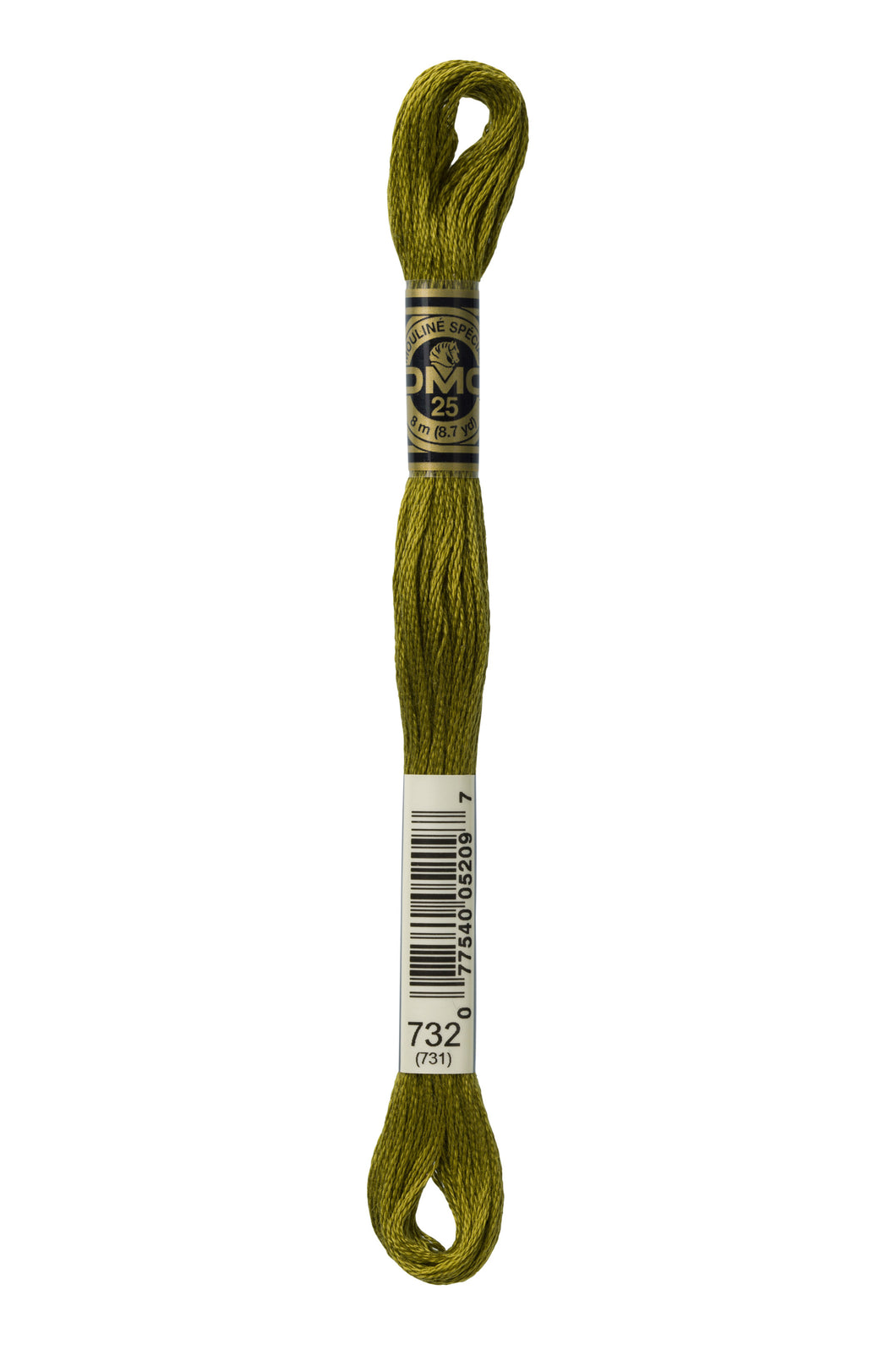 DMC 732 Olive Green 6-Strand Embroidery Floss