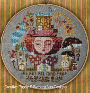 She Mad Hatter Dreams by Barbara Ana Designs