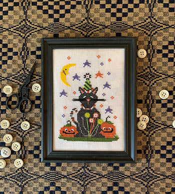 Meow-o-ween by Stitches By Ethel