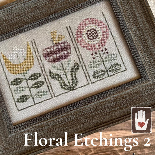 Floral Etchings 2 by Heart in Hand