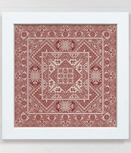 A Winter Kaleidoscope by Modern Folk Embroidery