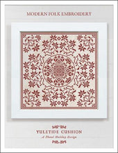 Load image into Gallery viewer, Yuletide Cushion by Modern Folk Embroidery
