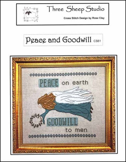 Peace and Goodwill by Three Sheep Studio