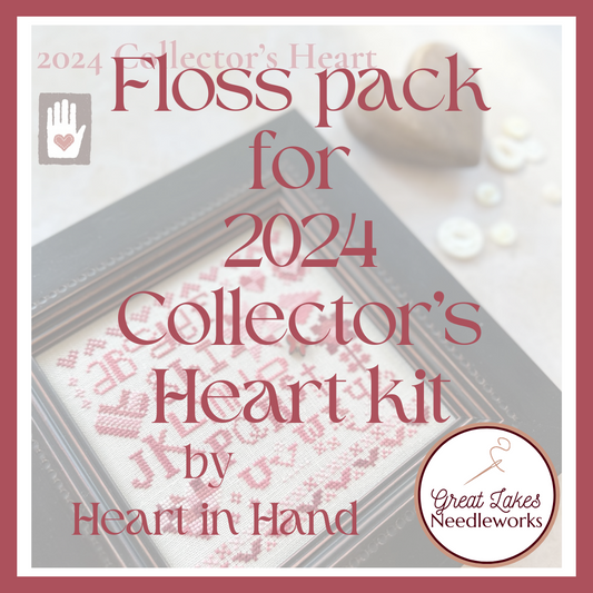 Floss Pack for 2024 Collector's Heart by Heart in Hand Needleart
