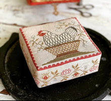 Load image into Gallery viewer, Big Chicken Little Chicken Pinkeep by Stacy Nash Primitives
