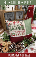 Load image into Gallery viewer, Sip Stitch Repeat by Primrose Cottage Stitches
