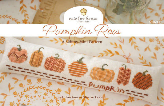 Pumpkin Row by October House Fiber Arts