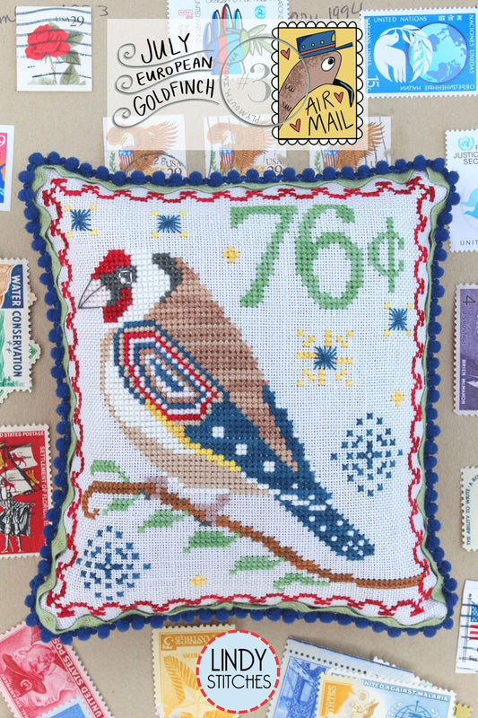 European Goldfinch by Lindy Stitches