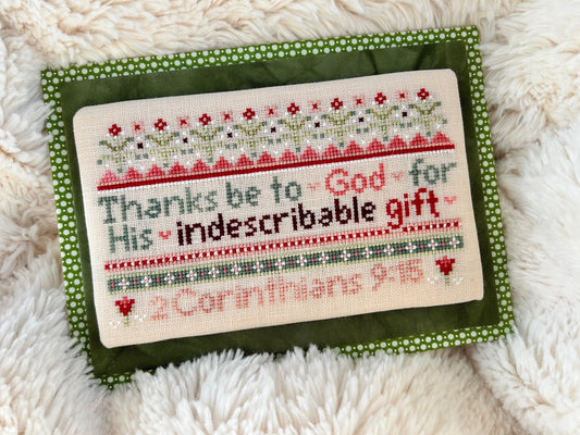 Indescribable Gift by Sweet Wing Studio