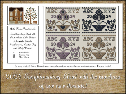 PREORDER 2024 Floss Release with Complimentary Pattern by Classic Colorworks