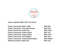 Load image into Gallery viewer, Autumn Alphabet by Primrose Cottage Stitches
