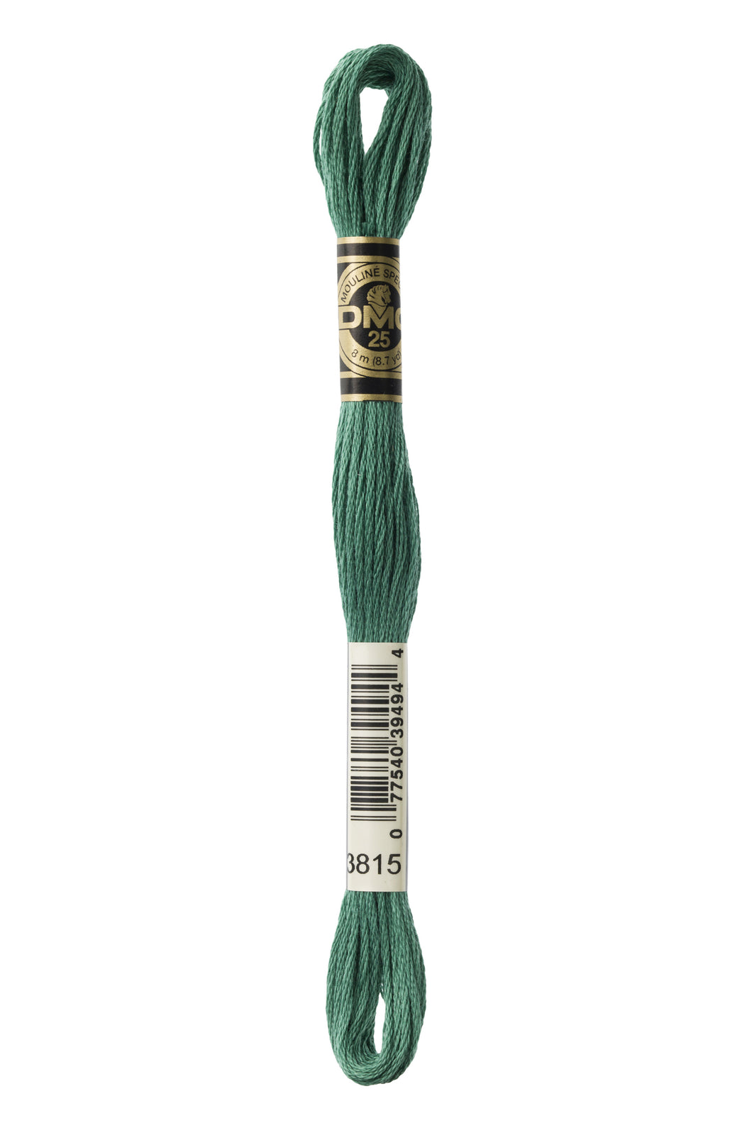 DMC 3815 Dark Celadon Green 6-Strand Embroidery Floss