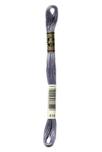 Load image into Gallery viewer, DMC 414 Dark Steel Gray 6 Strand Embroidery Floss
