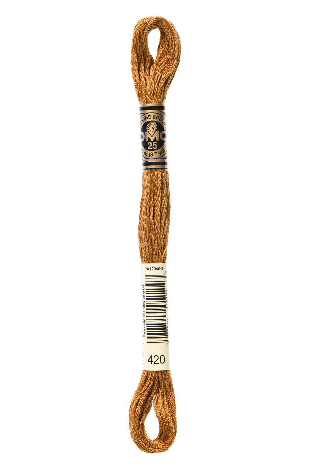 DMC 420 Dark Hazelnut Brown 6-Strand Embroidery Floss