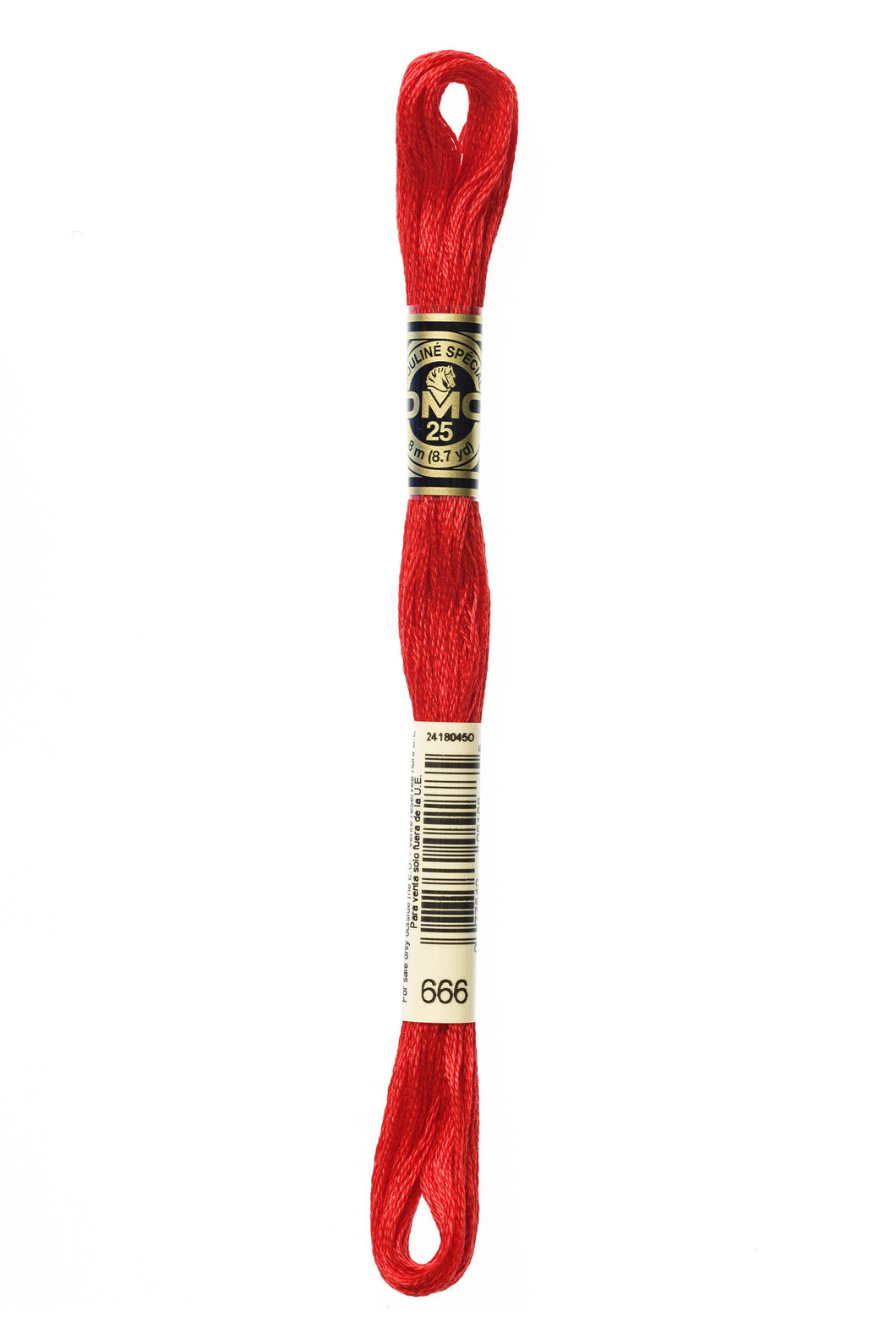 DMC 666 Bright Red 6 Strand Embroidery Floss