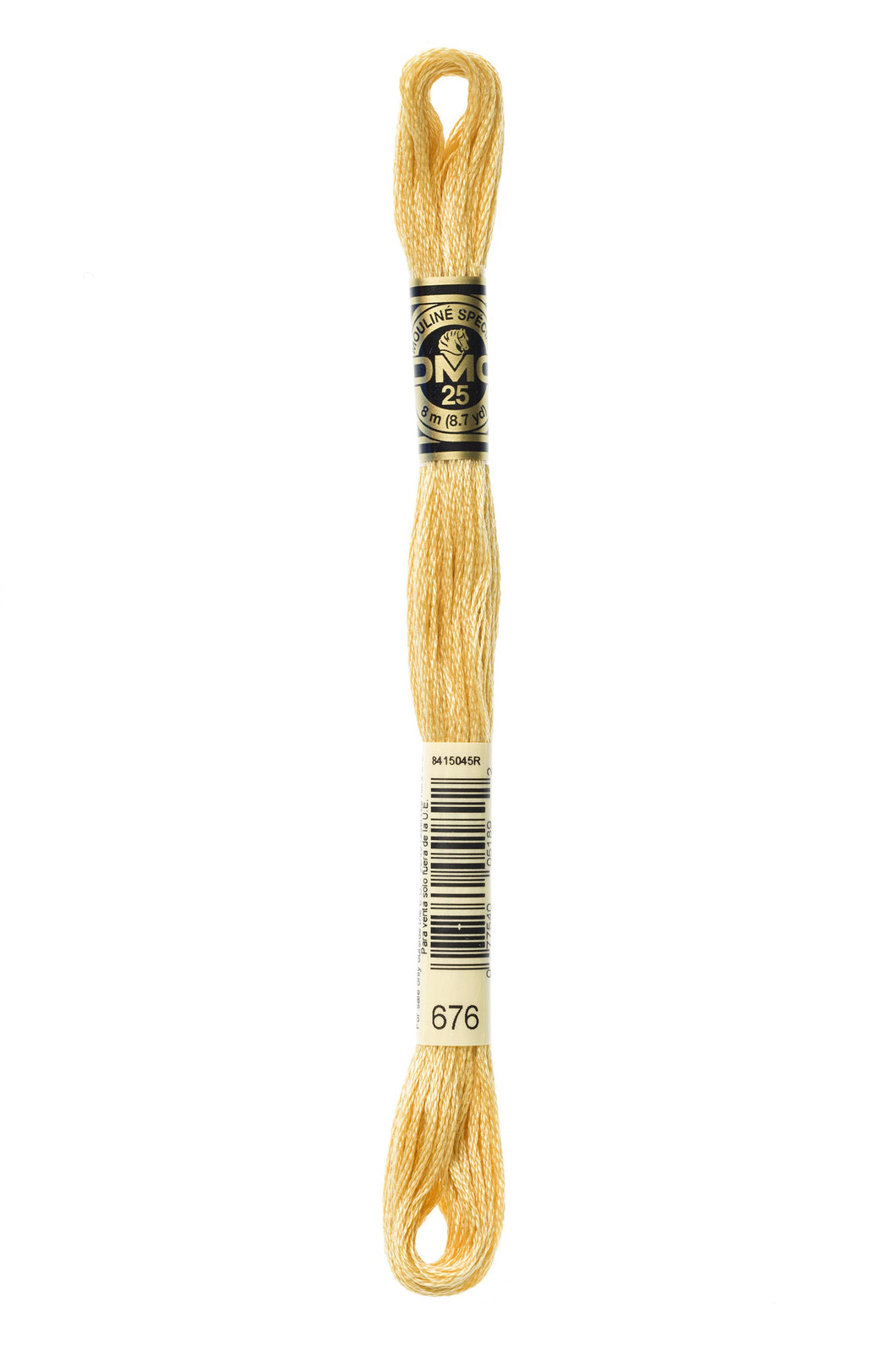 DMC 676 Light Old Gold 6-Strand Embroidery Floss
