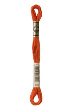 Load image into Gallery viewer, DMC 720 Dark Orange Spice 6-Strand Embroidery Floss
