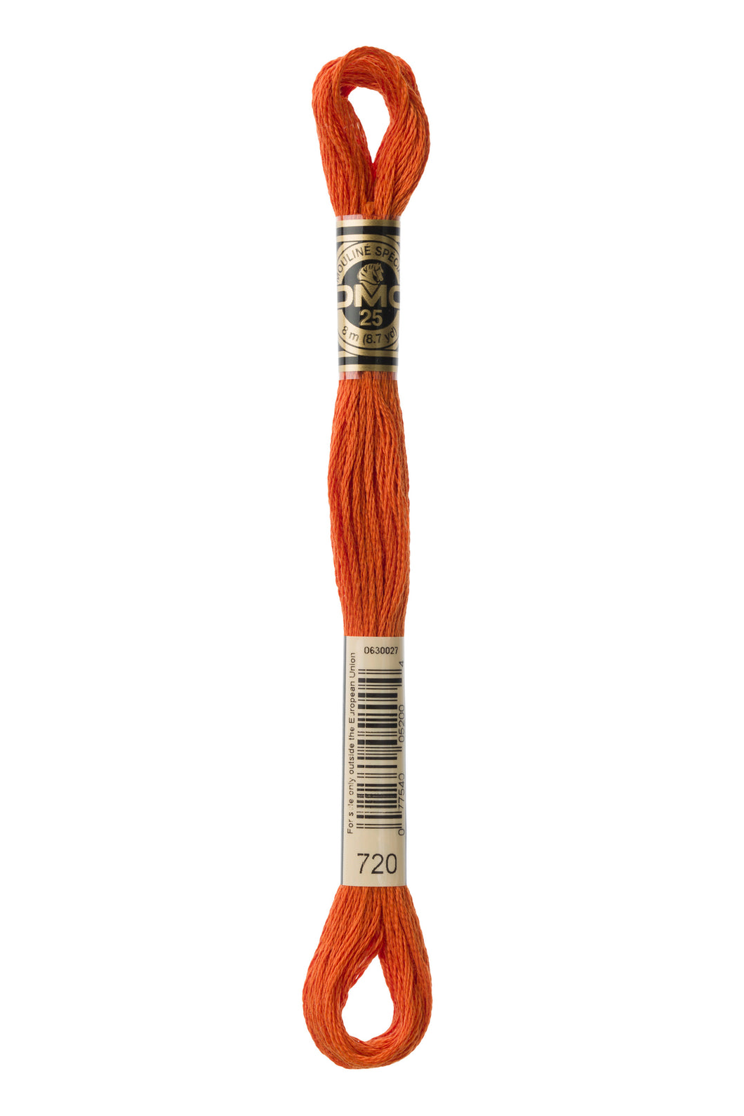DMC 720 Dark Orange Spice 6-Strand Embroidery Floss