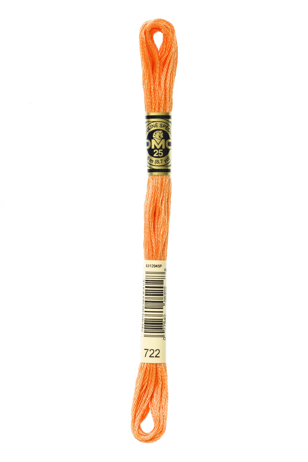 DMC 722 Light Orange Spice 6-Strand Embroidery Floss