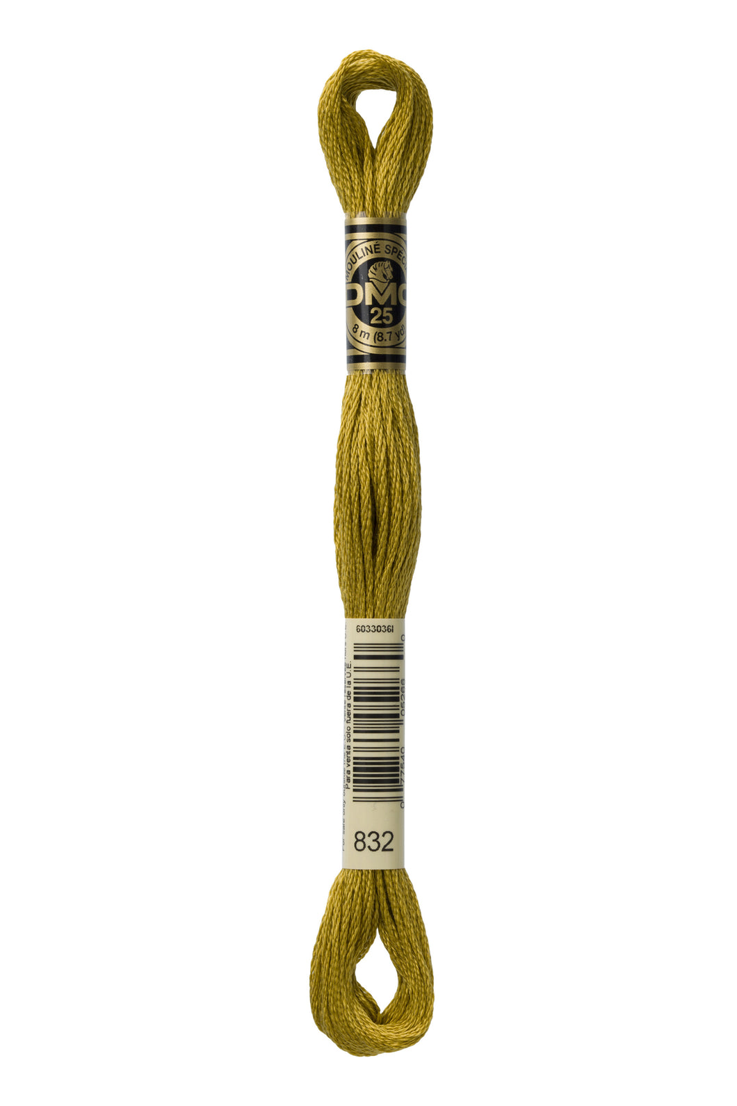 DMC 832 Golden Olive 6 Strand Embroidery Floss