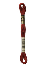 Load image into Gallery viewer, DMC 918 Dark Red Copper 6-Strand Embroidery Floss
