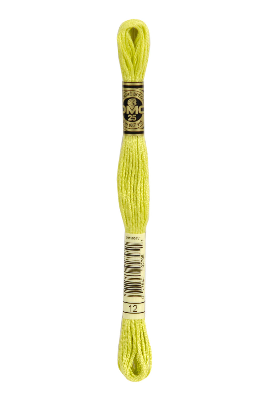 DMC 12 Tender Green 6-Strand Embroidery Floss