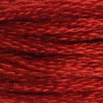 DMC 817 Very Dark Coral Red 6 Strand Embroidery Floss