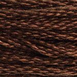 Load image into Gallery viewer, DMC 898 Very Dark Coffee Brown 6-Strand Embroidery Floss
