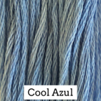Cool Azul 6-Strand Embroidery Floss from Classic Colorworks