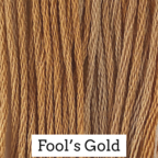 Fool's Gold 6-Strand Embroidery Floss from Classic Colorworks