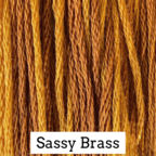 Sassy Brass 6-Strand Embroidery Floss from Classic Colorworks