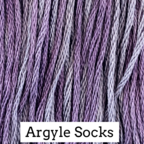 Argyle Socks 6-Strand Embroidery Floss from Classic Colorworks