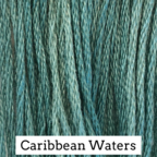 Caribbean Waters 6-Strand Embroidery Floss from Classic Colorworks