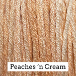 Peaches 'n Cream Belle Soie 12-Strand Silk Embroidery Floss from Classic Colorworks