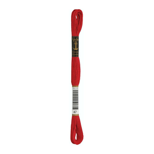 Anchor 047 Carmine Red 6-Strand Embroidery Floss