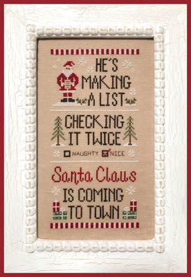Santa's List by Country Cottage Needleworks