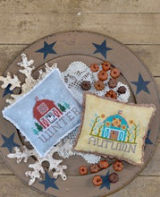 Load image into Gallery viewer, Bitty Barns Autumn &amp; Winter by Annie Beez Folk Art
