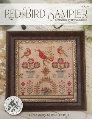 Red Bird Sampler by With Thy Needle & Thread