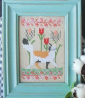 Prancing In The Tulips by Lindy Stitches