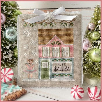 Nutcracker Village 7: Mirliton's Music Store by Country Cottage Needleworks