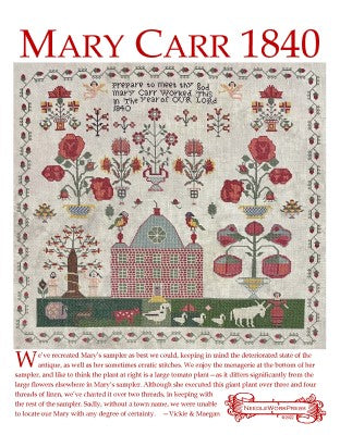 Mary Carr 1840 by NeedleWorkPress