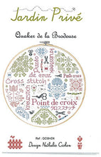 Load image into Gallery viewer, Quaker de la Brodeuse (Embroidery Quaker) by Jardin Prive
