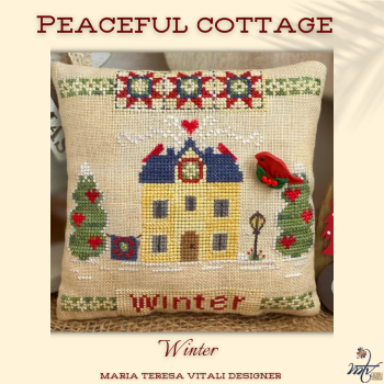 Peaceful Cottage Winter by MTVDesigns